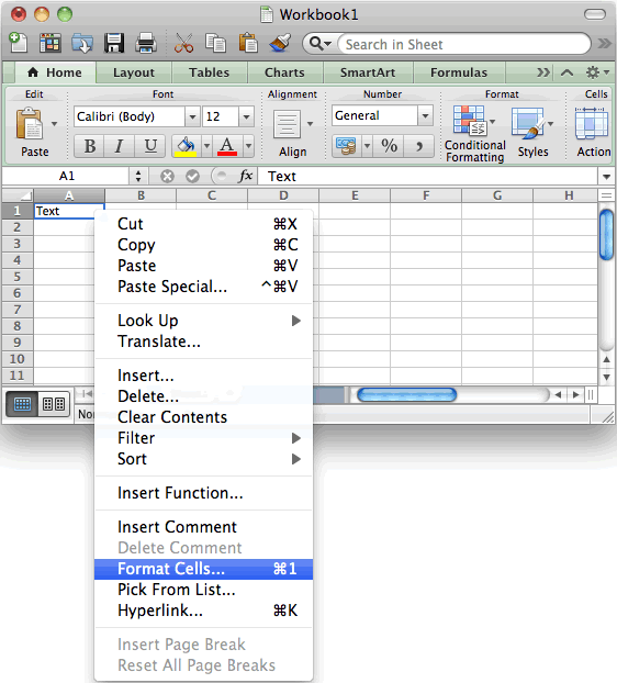 excel for mac move a row